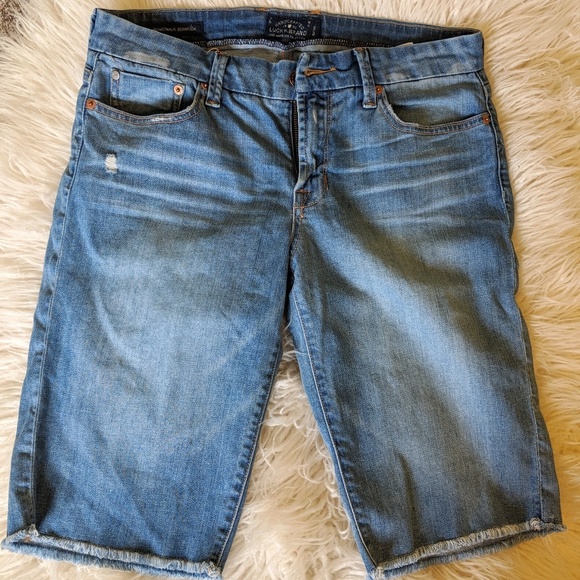 Lucky Brand Pants - Lucky Brand Boardwalk Bermuda Jean Shorts 10/30